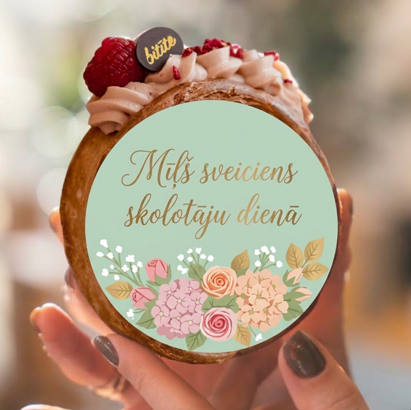 Virpuļkruasāns "Sveiciens Skolotāju Dienā"